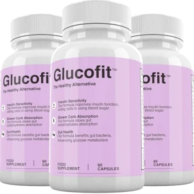 Image of GlucoFit The Healthy Alternative, Weight Management [ 3 Bottles ], Month Supply, 180 Capsules
