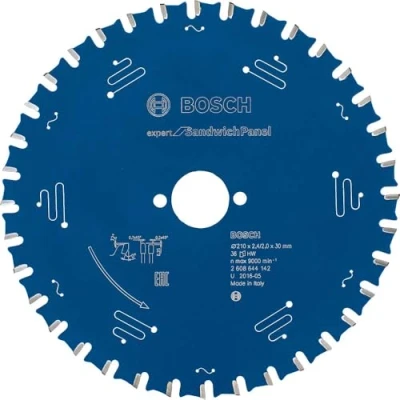 Image of Bosch Accessories Circular Saw Blade Expert for Sandwich Panel 210 mm 2.4/2.0x 30 mm, 36 Teeth, Accessories)