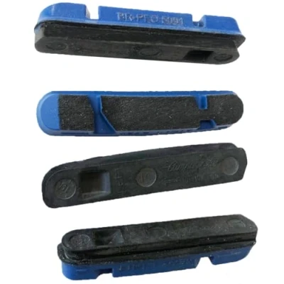 Image of Campagnolo Unisex Shamal Mille Brake Pad Inserts, Black, Fit UK