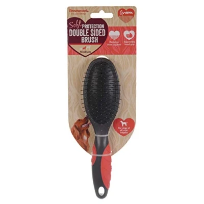 Image of Rosewood Soft Protection Double Sided Brush for Dogs, Medium