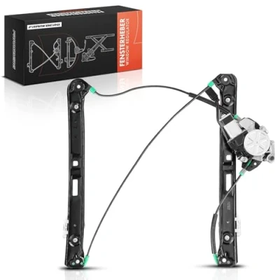 Image of Electric Window Regulator with Motor Front Left Compatible 3 Series E46 316 323 325 328 330 All Motors 1998 2005 51337020659