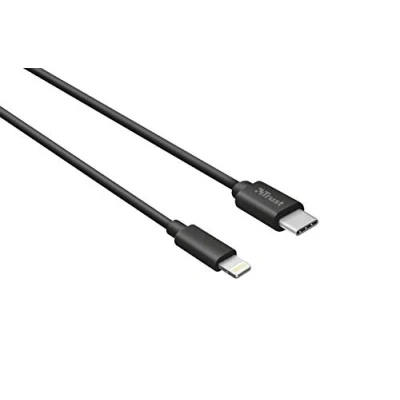 Image of Trust Urban Lightning to USB C Cable 1 m for iPhone, iPad or iPod Black