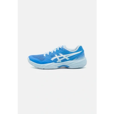 Image of Asics Gelcourt Hunter 3 Handball shoes, Women&#039;s, Size: 5, Blue coast/white Textile/synthetics
