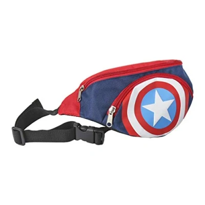 Image of Artesania Cerda Bolso Riñonera Avengers Sport Waist Pack, 33 cm, Blue (Azul)