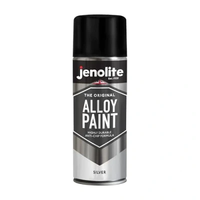 Image of JENOLITE Alloy Wheel Spray Paint Silver 400ml Pray for Metal Corrosion Resistant Restore &amp; Refurbish with Ideal Wheels