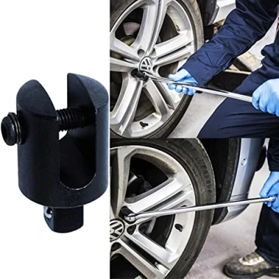 Image of NTI BlueSpot Power Bar 1/2 inch Drive Replacement Head Strong Flex Breaker Wheel Wrench Socket DIY Extension Mechanics CRV Knuckle Hand Tools UK Free P&amp;P, Black