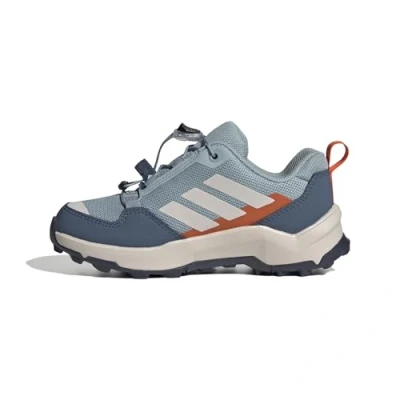 Image of Adidas Terrex AX4S Speed Unisex Hiking shoes for kids, Size: 12.5K, Preloved fig/green/silver green Imitation leather/ textile