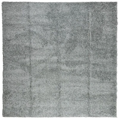 Image of vidaXL Shaggy Rug PAMPLONA High Pile Modern Green 160x160 cm