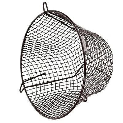 Image of SPARES2GO Universal Plastic Coated Terminal Guard Round Boiler Flue Cage (7&#039;&#039; / 180mm) Brown