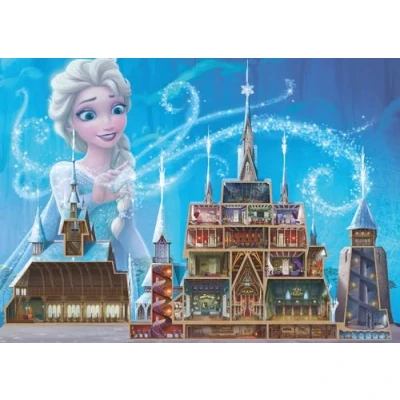 Image of Ravensburger Disney Castles Elsa 1000 Piece Jigsaw Puzzles for Adults and Kids Age 12 Years Up Frozen 2