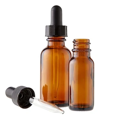 Image of 2 x 30ml Amber Brown Glass Bottles with Dropper Pipettes by Pasha81 Ltd