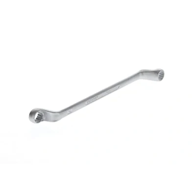 Image of GEDORE Double ended ring Spanner, AF 13+14 mm, Offset, 5 angled, Slender, Bi hex, UD profile, 2 13X14