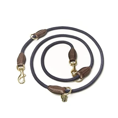 Image of Shires Digby &amp; Fox Fine Rope Training Lead Blue