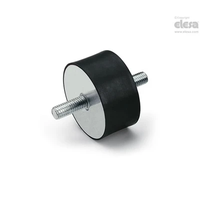 Image of ELESA Rubber buffer DVA.1 20 15 SST M6 18 55