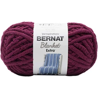 Image of Bernat Blanket Extra, Burgundy Plum, 300g