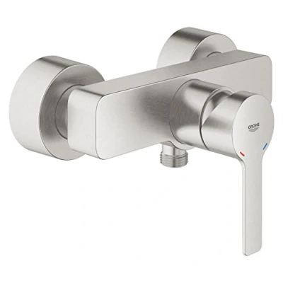 Image of GROHE Lineare New Single Lever Shower Mixer 1/2&quot; Supersteel 33865DC1