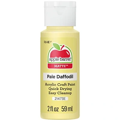 Image of Plaid:Craft 21473 Acrylic Paint, Pale Daffodil, 2oz