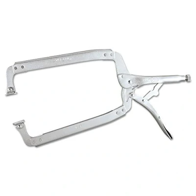 Image of Irwin Visegrip VIS18SP 455mm 11&#039;&#039;/ 275 mm Locking C Clamp Swivel Pad