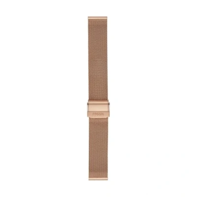 Image of Fossil Strap for Women 18 mm lug width, Stainless Steel Strap, S181375