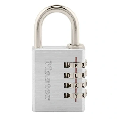 Image of Master Lock 643DWD Padlock, Set Your Own Word Combination Lock, 1 9/16 in. Wide