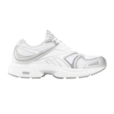 Image of Reebok Classic Premier ROAD PLUS VI Unisex Trainers, Size: 5, White/grey/silver metallic Imitation leather/ textile