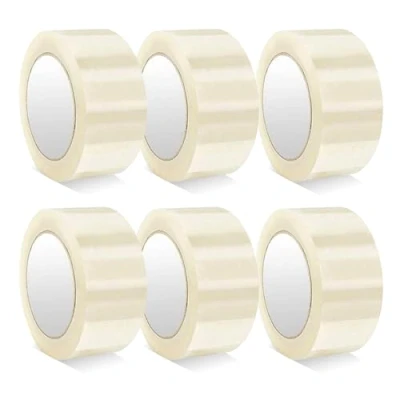 Image of G4GADGET Strong Parcel Tape 48MM x 60m Clear Packing for Moving Boxes and General Purpose Sticky