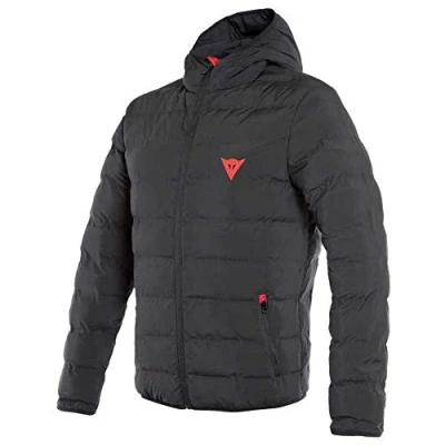 Image of Dainese Men&#039;s Down jacket Afteride Motorcycle Waterproof Jacket, Black, M UK