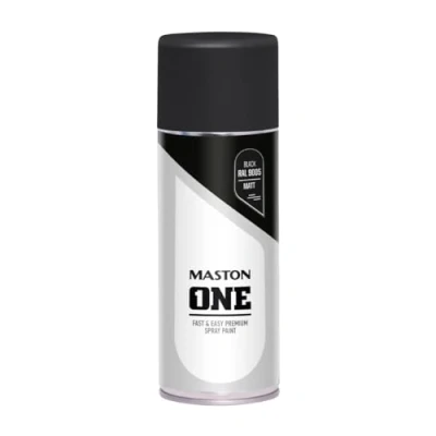 Image of Maston ONE Spray Paint 400ml Matt Black