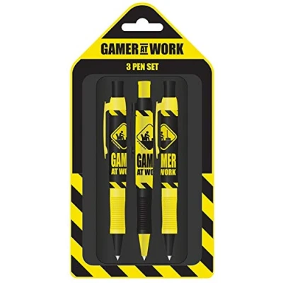 Image of Gamer at Work Pen Set 3 Pieces