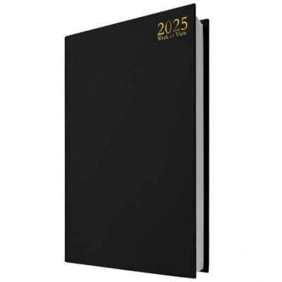 Image of ZYBUX Diary 2024 Week to View Weekly Planner, Daily Planner Calendar (Black, A5)
