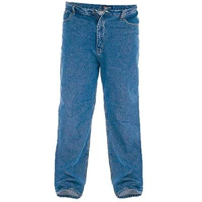 Image of Mens Rockford Comfort Fit 100% Cotton Jeans Colour: Stonewash Size: 50XL