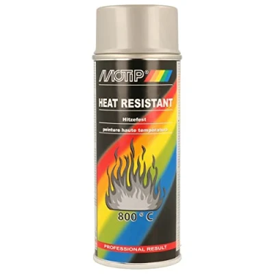 Image of Motip M04032 Heat Resistant Spray Paint Silver 400 ml