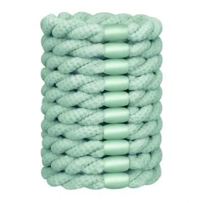 Image of JessLab Hair Ties for Women, Durable Elastic Twist Rope Bands, Gentle No Damage Accessories All Types, Light Green