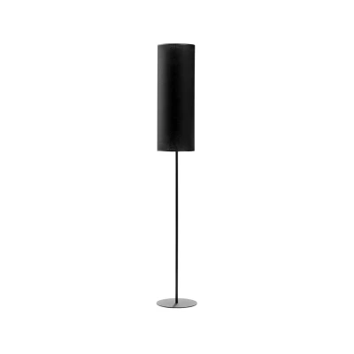 Image of Luneta Floor Lamp With Shade Black 1xE27