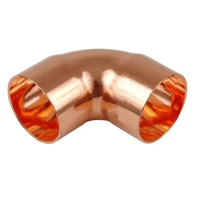 Image of Bag of 5 8mm End Feed Elbows (Known as Elbow/Plumbing Fittings / Copper Fittings/Copper Elbow Also Available in 8mm, 10mm, 15mm, 22mm, 28mm, 35mm, 42mm and 54mm)