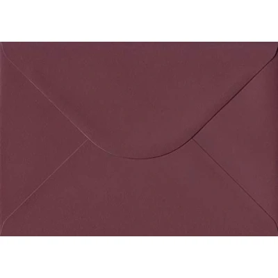 Image of Dark Burgundy Red 162mm x 229mm 120gsm Gummed C5/A5 Sized Envelope (Pack of 25)