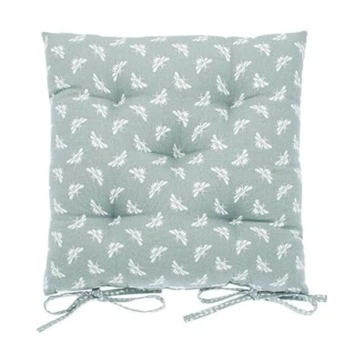 Image of Walton &amp; Co Moss Bee Seat Pad With Ties