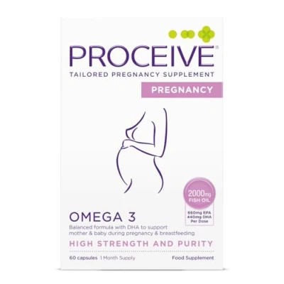 Image of Proceive® Pregnancy Omega 3 High Strength &amp; Pure Fish Oil Tablets (60 Capsules)