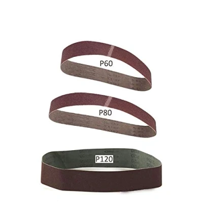 Image of Parkside set of 3 sanding belts (grit 60,80,120), Lidl belt sander PSBS 240 B2 and also for A1