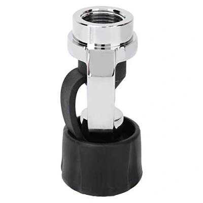 Image of Keenso DIN to Yoke Adapter, Heavy Duty Scuba Adapter diving Cylinder Bottle Tank Fill Connector G5/8 Regulator