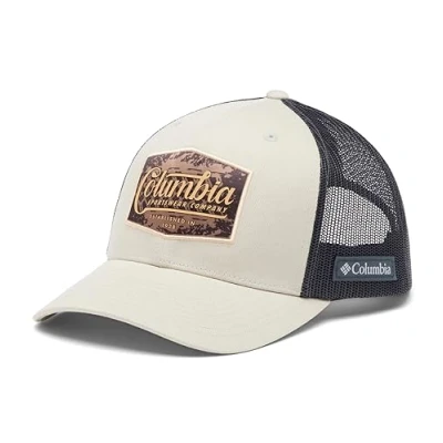 Image of Columbia Unisex&#039;s Mesh Snap Back Cap, Flint Grey/Shark/Landroamer, One Size