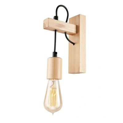 Image of Leon Industrial Wall Light Natural, 1x E27