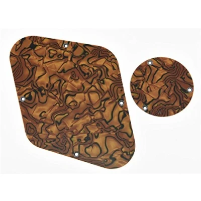 Image of KAISH Tiger Stripe LP Rear Control Plate Switch Cavity Cover For Epiphone Les Paul