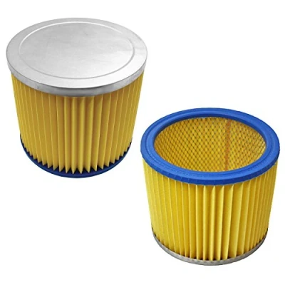 Image of SPARES2GO Filter Hoover Cartridges for Goblin Aquavac Wet &amp; Dry Vacuum Cleaner (Pack of 2 Filters)