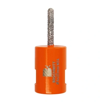 Image of Diamond Mortar Raking Bit,BRSCHNITT 4 mm x 25 Router with M14 thread for Tuck Pointing Granite Marble Concrete Masonry Stone Removals