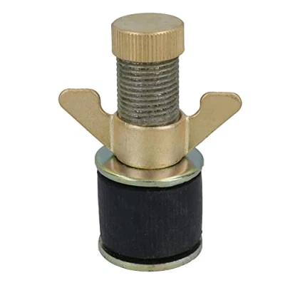Image of Steel Drain Test Pipe Bung Plug 1 1/2&quot; (40mm) Plumbing Stop Tube Blanking Cap