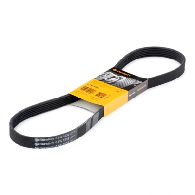 Image of 06A260849G V ribbed Belt GATES 6PK1033 1033mm 6 G Force C12 CVT VOLKSWAGEN: Polo IV Hatchback, GOLF 3, Sharan I, SEAT: Ibiza 4, 3