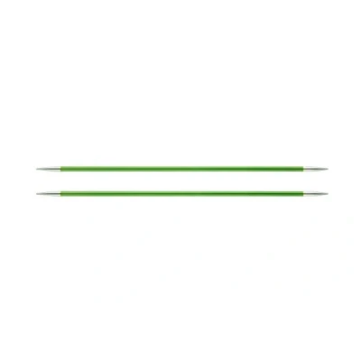 Image of Knit Pro KP47007 Zing: Double Ended Knitting Pins: 15cm x 3.50mm, Green