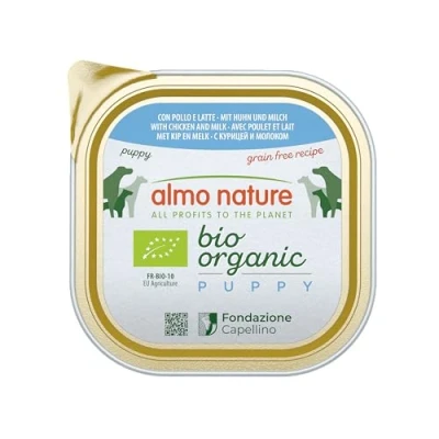 Image of almo nature Daily Menu Bio Puppy Food Chicken, transparent