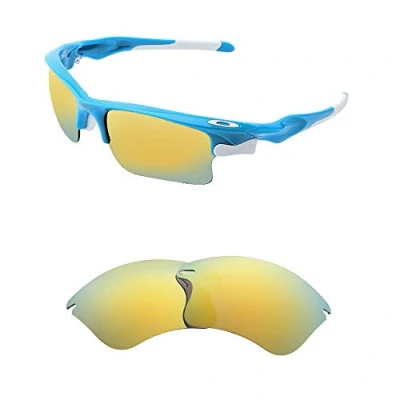 Image of HiCycle2 Polarized Replacement Lenses for Oakley Fast Jacket XL Sunglass (gold)